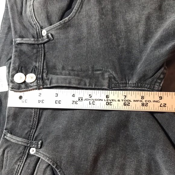 HUDSON Collin Midrise Bootcut Crop womens black denim jeans size 30 - Picture 12 of 15